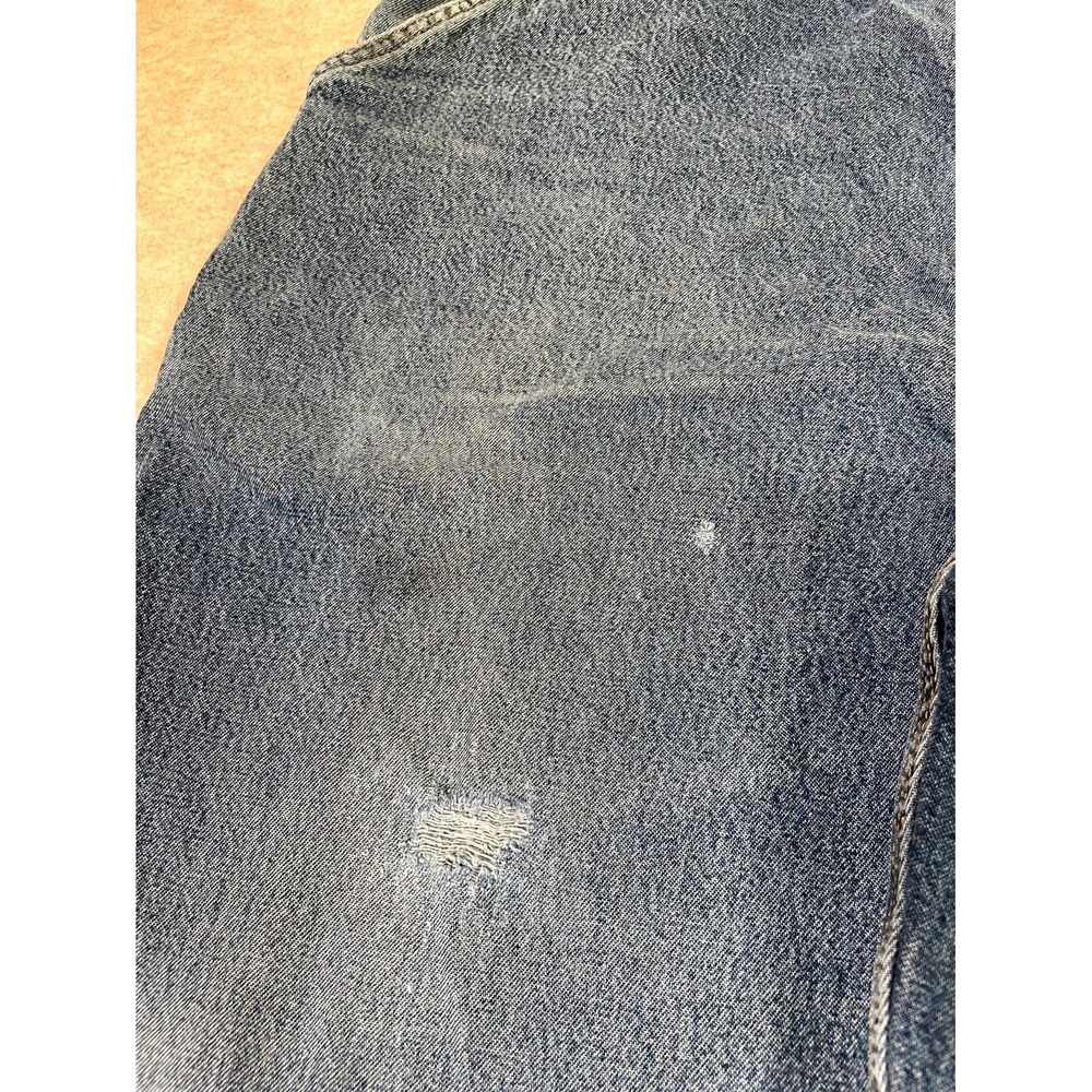 Carhartt Authentic Loose Original Fit Carpenter Work Jeans Mens 40x30 Blue Denim - Picture 2 of 16